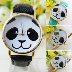 Panda Leather Watch
