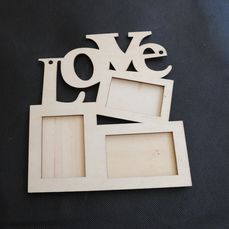 Wooden Frame with Love